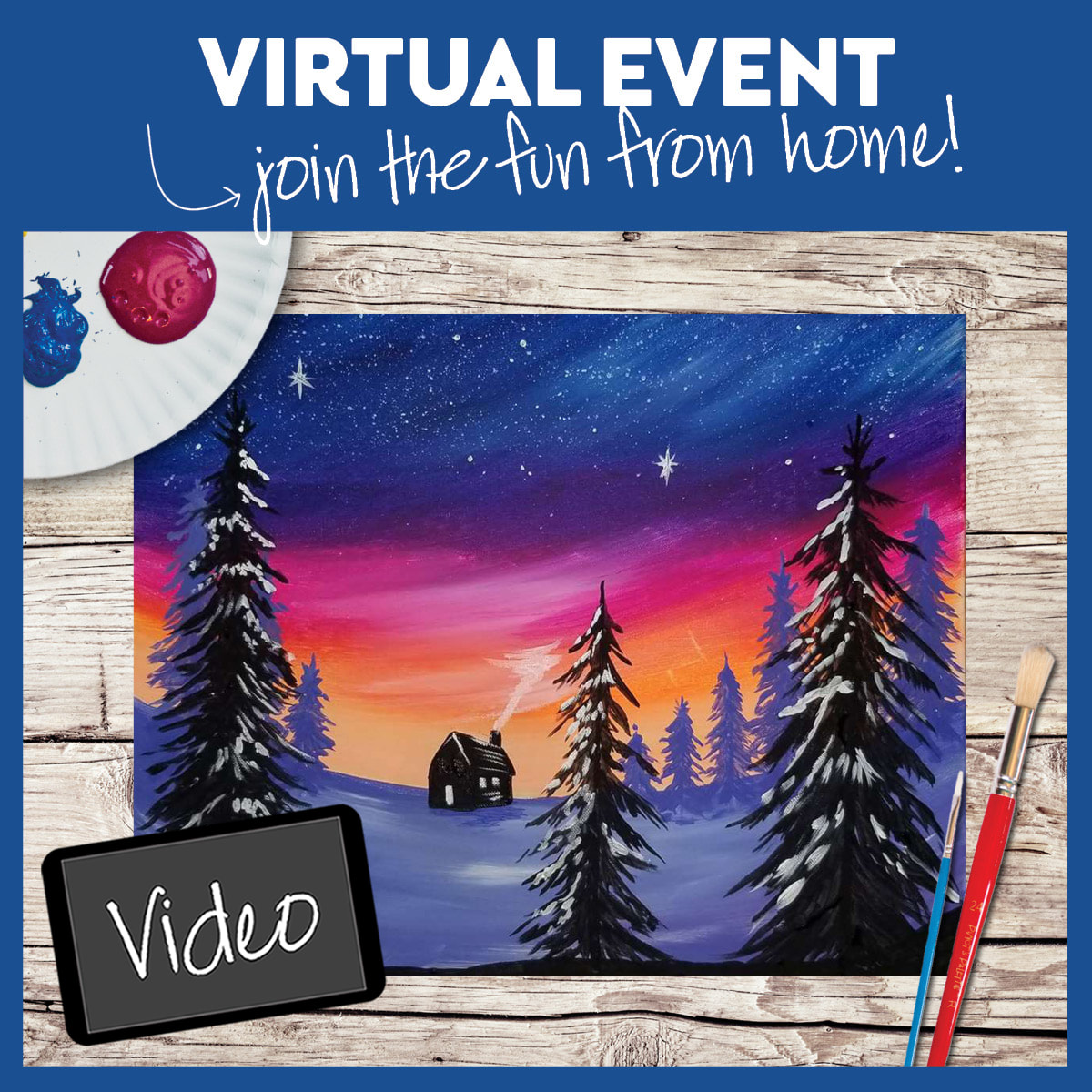 VIDEO Event!! Enjoy ANYTIME safe from home!!!